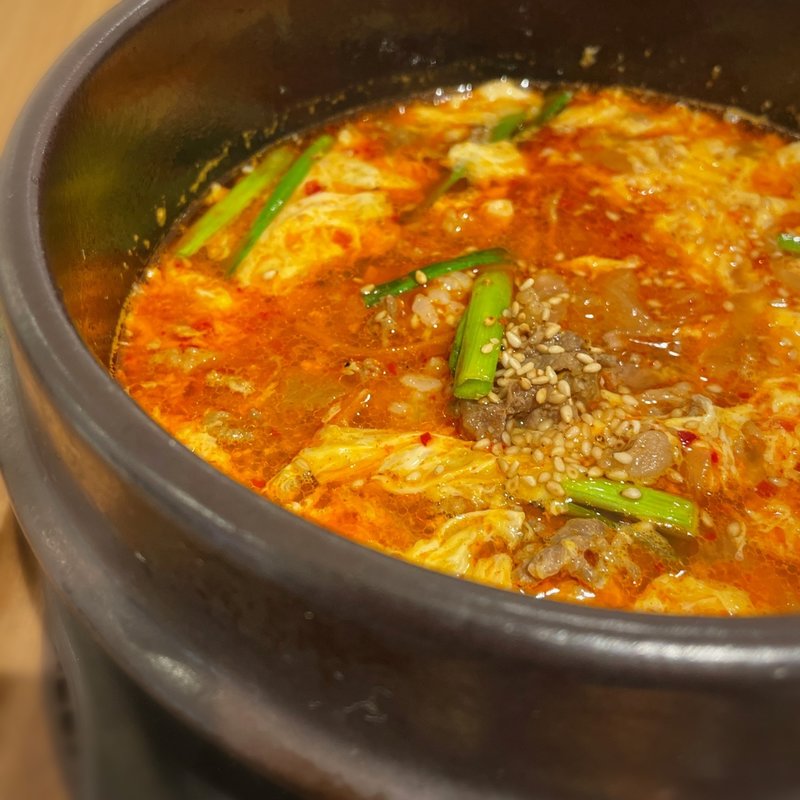 ユッケジャンクッパ(Re:Ent楽韓堂)