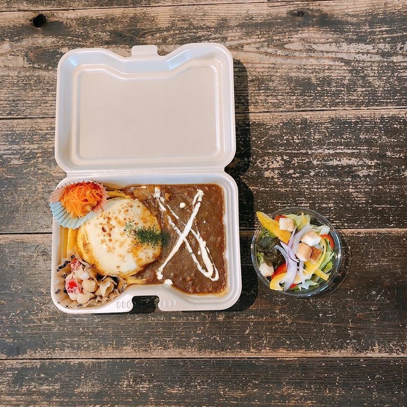 山焼きチーズオムカレー(テイクアウト)(大仏café koryo nara )