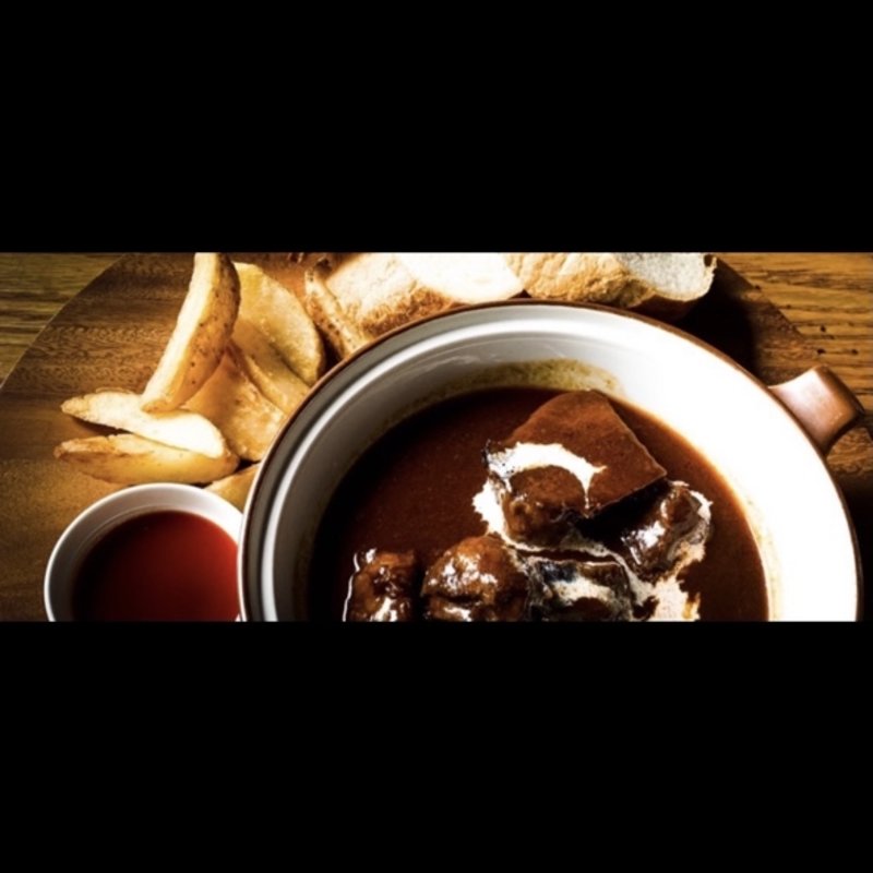 牛ほほ肉のラグー 栃木県産赤ワイン煮(コーヒーハウス ユーコン )