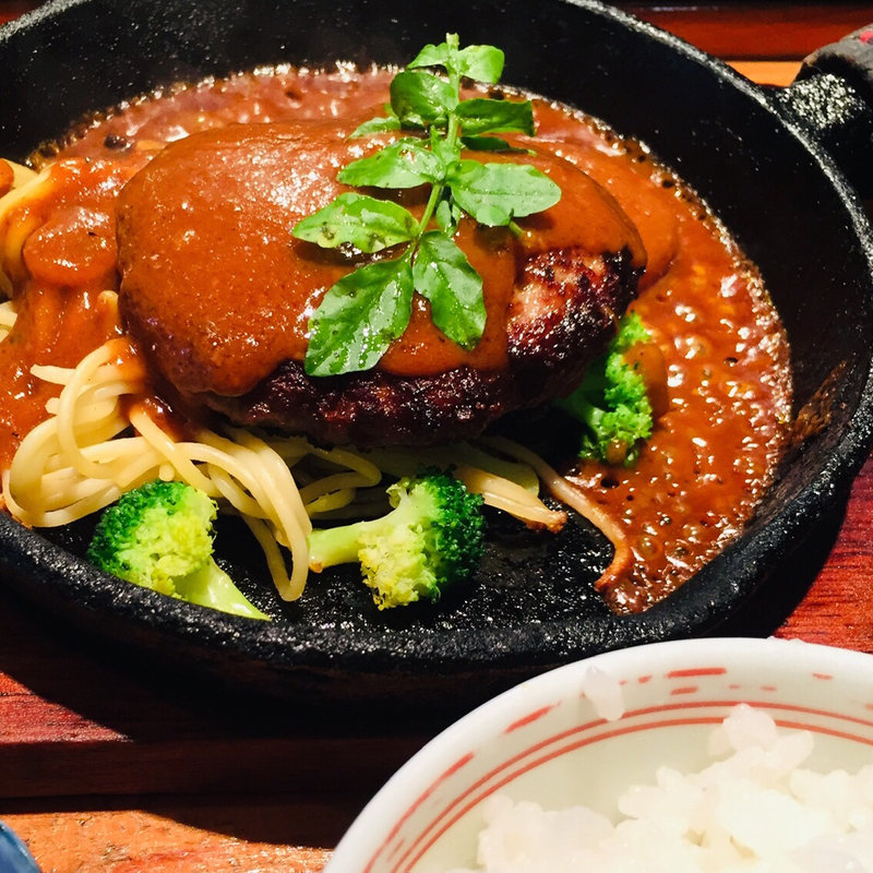 和牛ハンバーグセット(わしょく亭 )