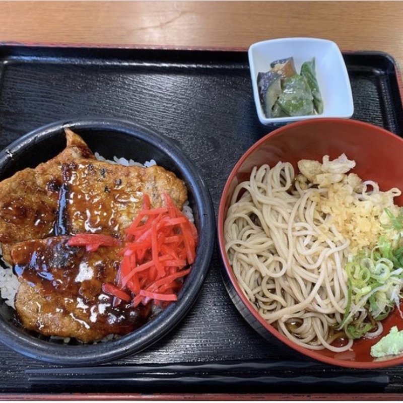 豚丼＆蕎麦セット(秋乃家 )