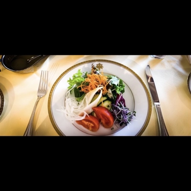 サラダプレート(日光金谷ホテル メインダイニングルーム)