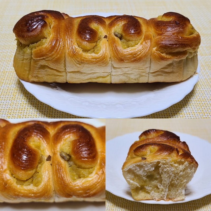 ごろごろ安納芋のちぎりパン(石窯パン工房 サンメリー 成増店)