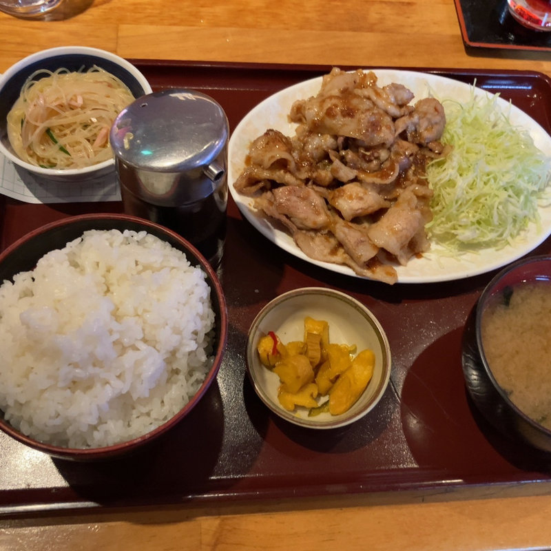 生姜焼き定食(とちぎや )