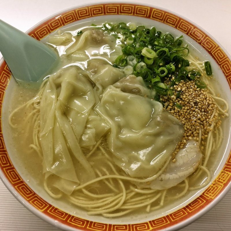 ワンタン麺(一九ラーメン 生の松原店)