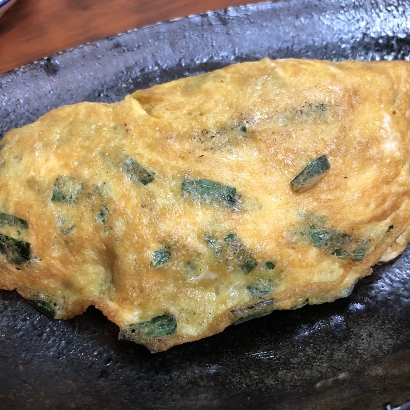ニラ玉子焼き(くまい)