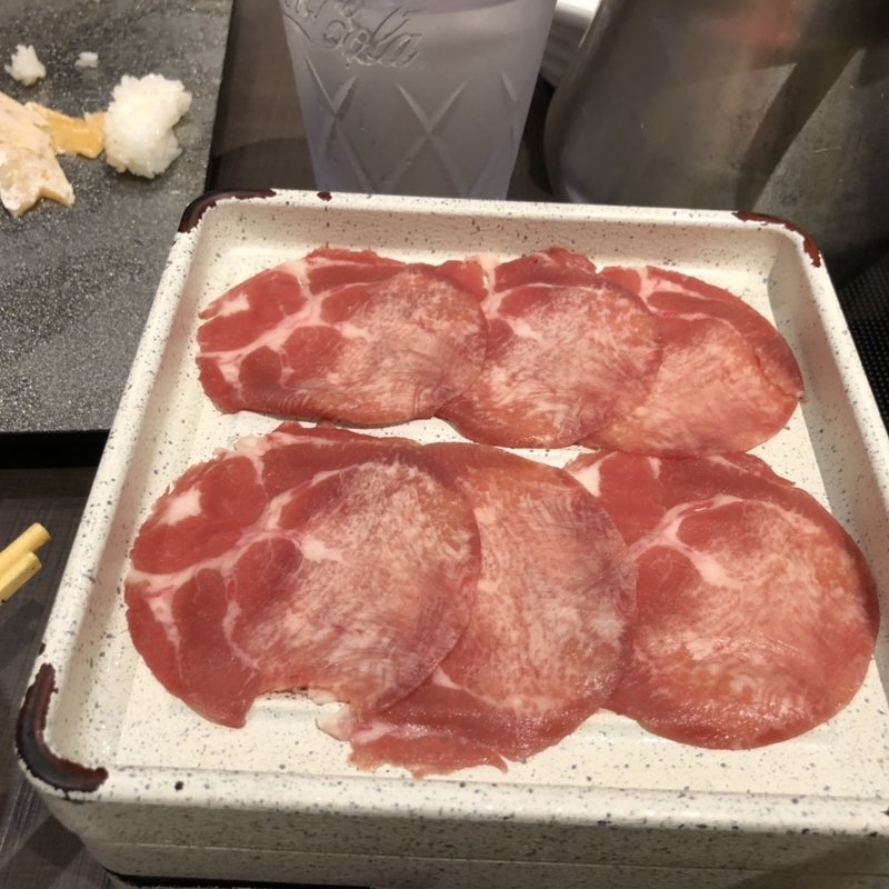 しゃぶしゃぶ食べ放題の牛タン(ゆず庵 川口店 )