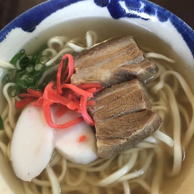 ソーキそば(石畳茶屋 真珠)