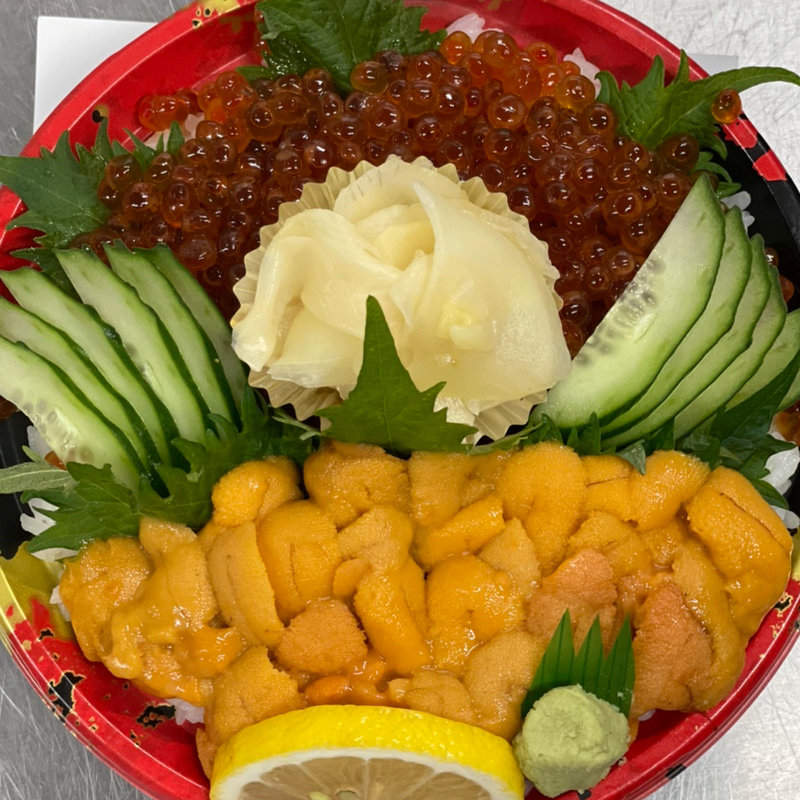 ウニイクラ丼(京寿司 箱崎店)