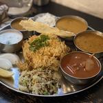 カレー3種とビリヤニセット(南インド料理店 ボーディセナ)