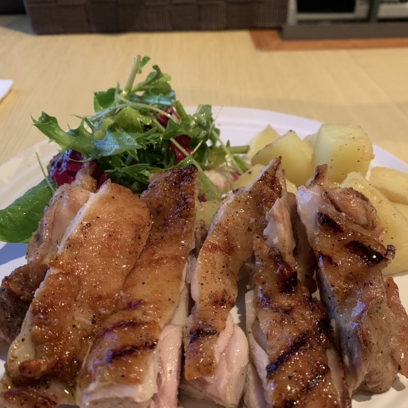 さつま赤鶏のグリル(鹿児島の風 Io Berro)