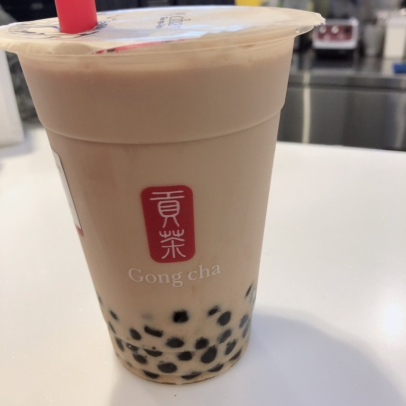 タピオカミルクティー(ゴンチャ)