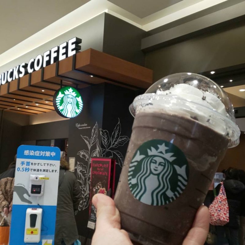 チョコレートフラペチーノ(スターバックス コーヒー アリオ亀有店)