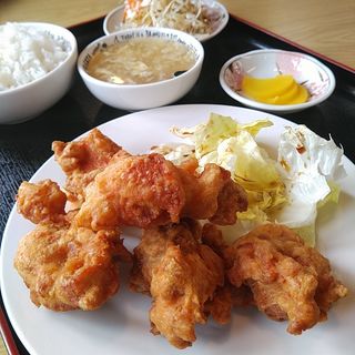 鶏の唐揚げ定食(中華料理 福来房 )