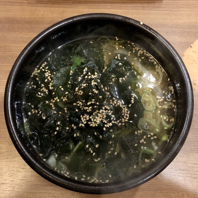わかめラーメン(焼肉乙ちゃん 本店)