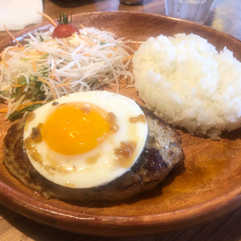 エッグバーグディッシュ(びっくりドンキー立川砂川店)