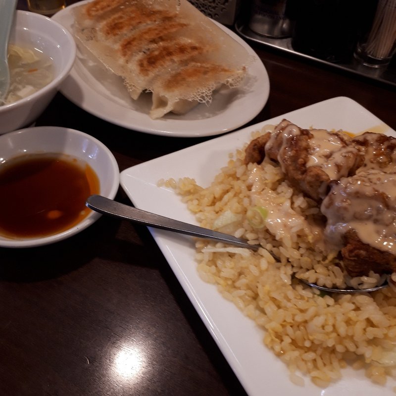 唐揚マヨ炒飯セット(大塚餃子軒)