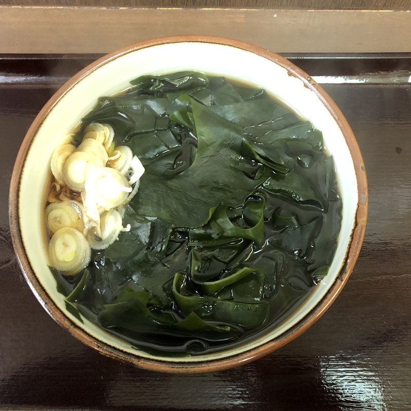 わかめそば(そば切り うちば)