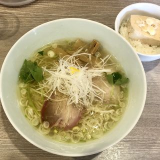 塩そば(中華そば 和渦 TOKYO)