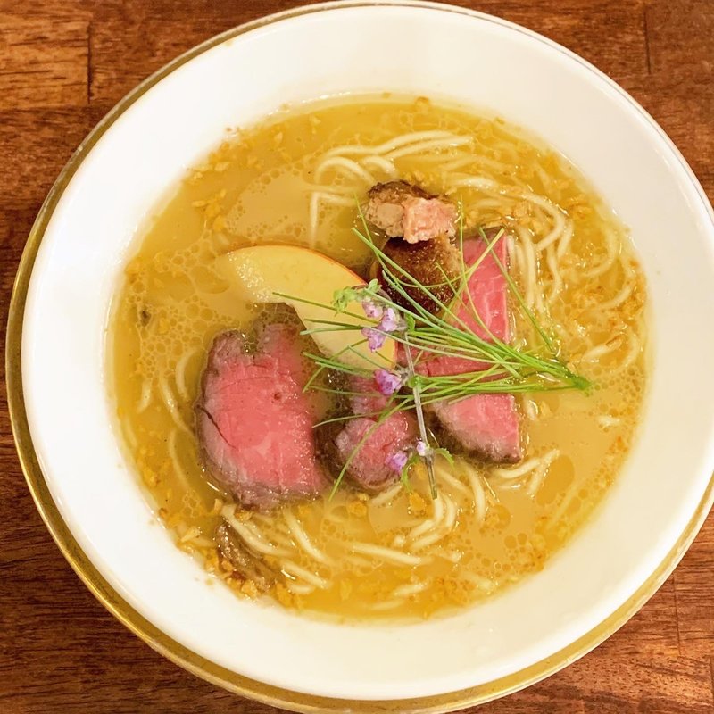 限定　飛騨牛とフォアグラ ポルチーニらーめん(海老丸らーめん)