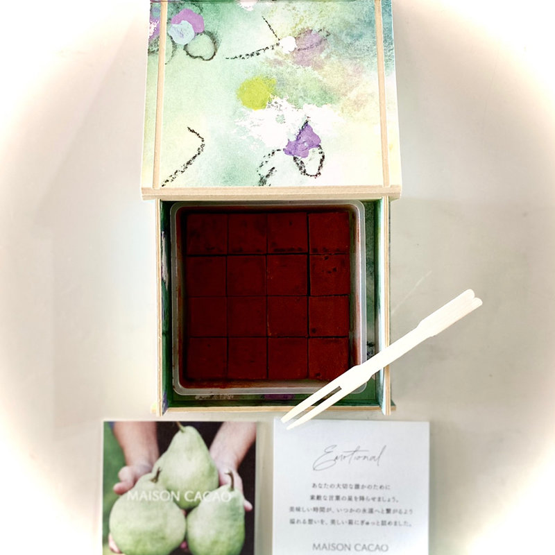 MAIZON CACAO / アロマ生チョコレート RESPECT (ル・レクチェ)(サロン・ドゥ・ショコラ東京2021)