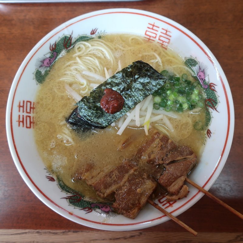 ラーメン＆角煮(1串)(ラーメンきあげ )