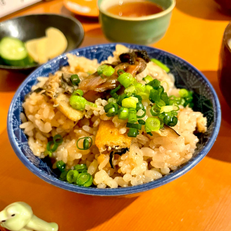 炊き込みご飯定食(前菜坊 風神)