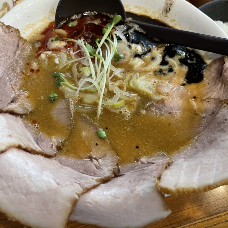 W香油味噌チャーシューメン(天下第一 古川橋店)