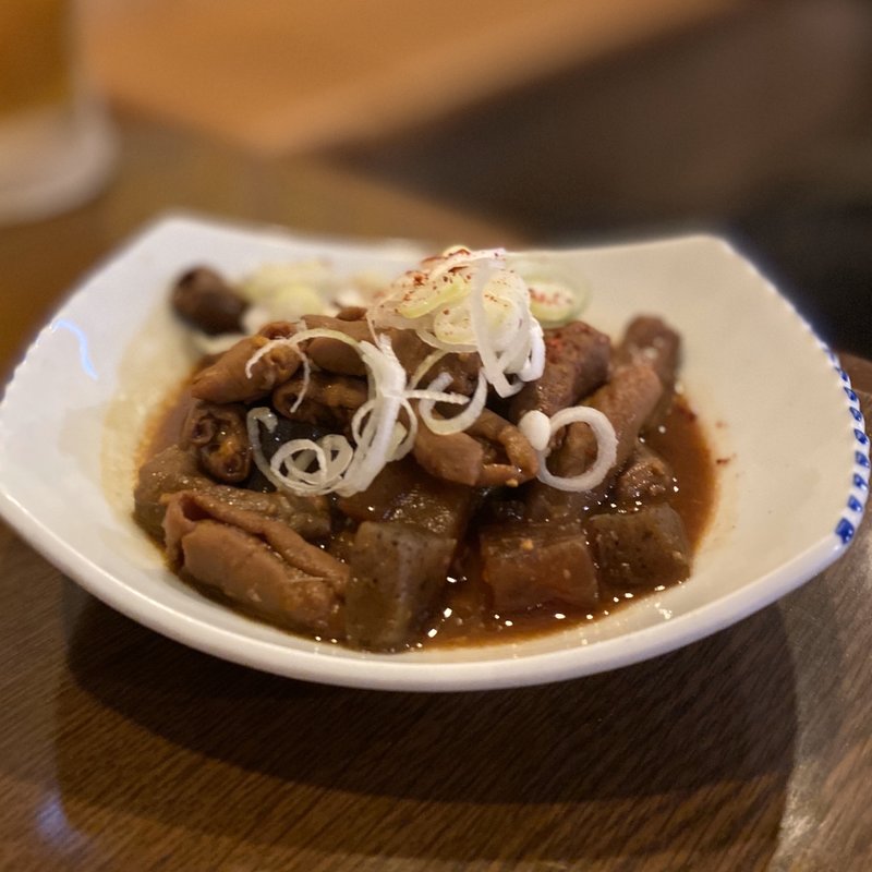 どて煮(名鉄 太田川駅前 大衆酒場 サンヂカラ )