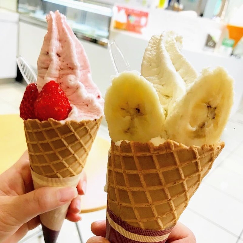 バナナソフトクリーム(ウォーターメロン )