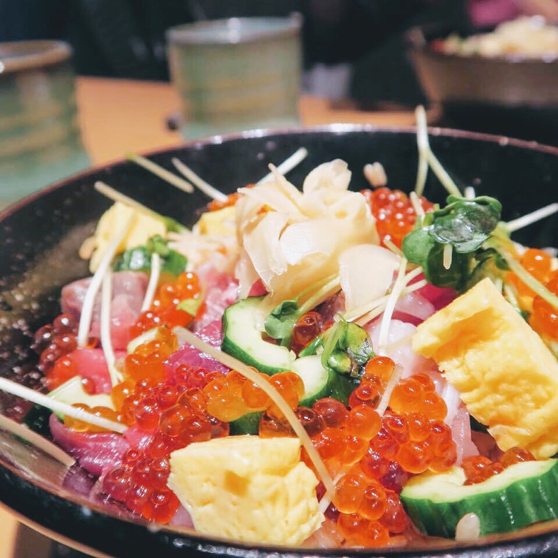 ばらちらし(SUSHI TOKYO TEN新宿店)