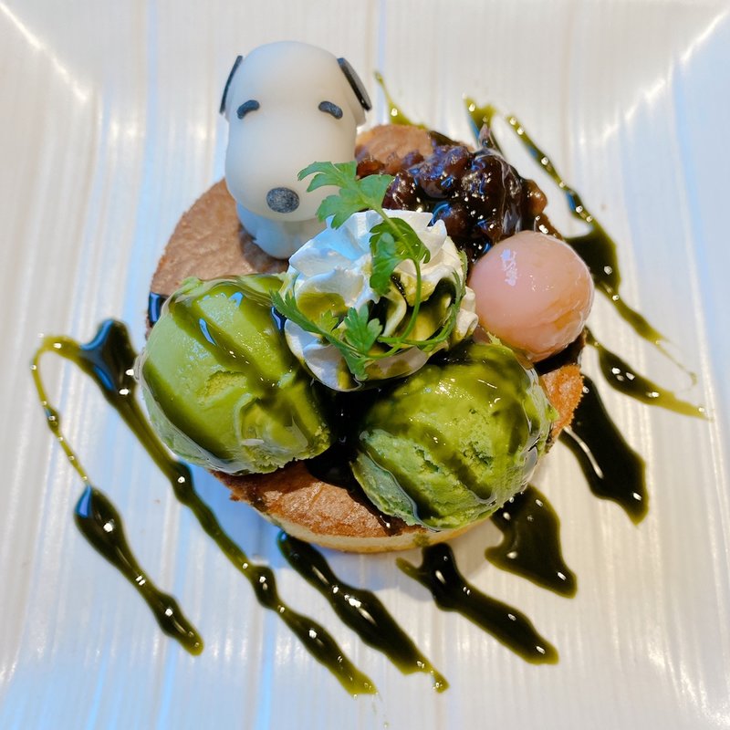 スヌーピー和風パンケーキ(スヌーピー茶屋 伊勢店 )