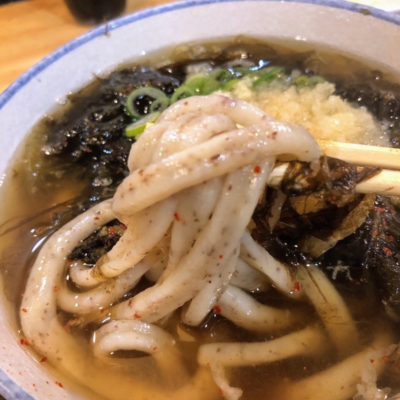 かけうどん(トッピングとろろ昆布)(うどん 讃く)