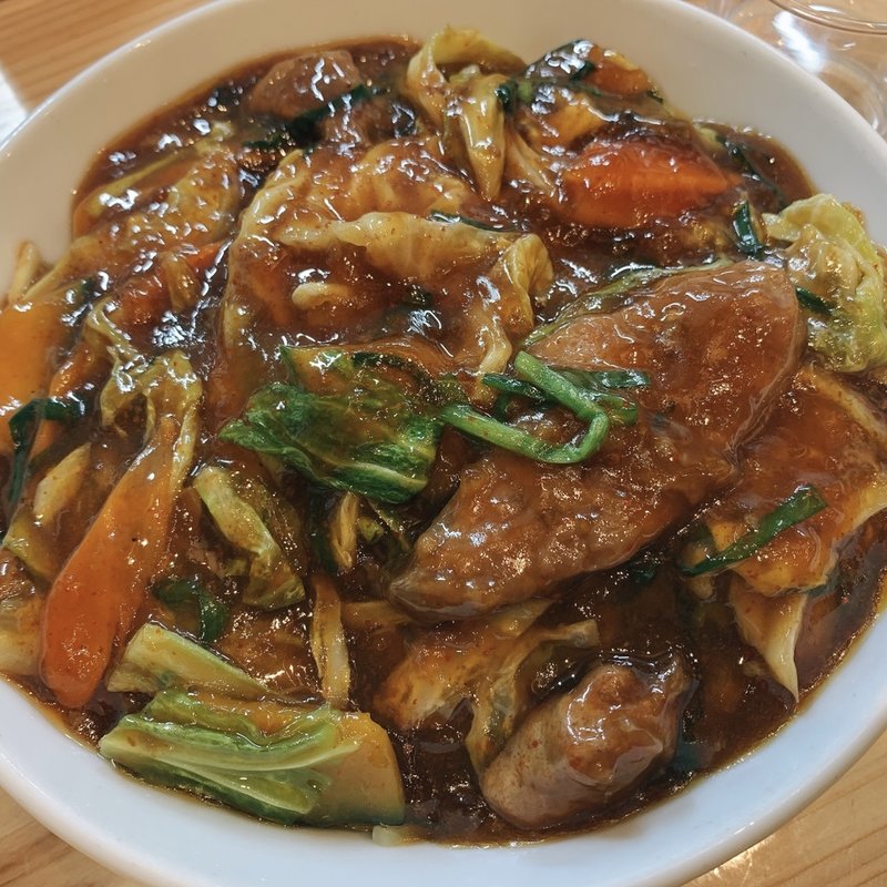 スタミナ冷やし・大盛り(スタミナラーメン 松五郎)