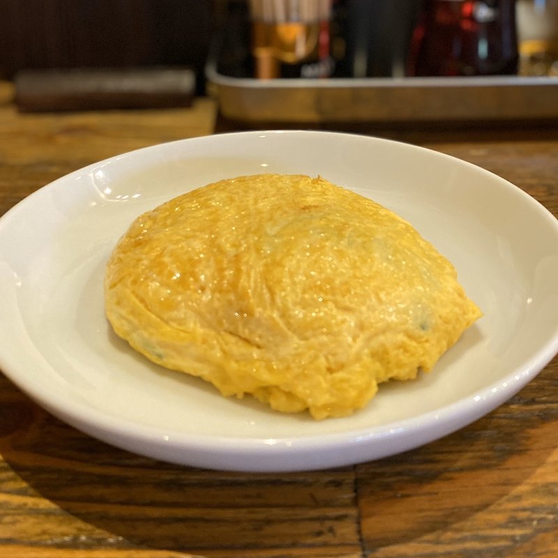 ふわとろニラ玉(黒豚ぎょうざと中華食堂 米吉 泉店)