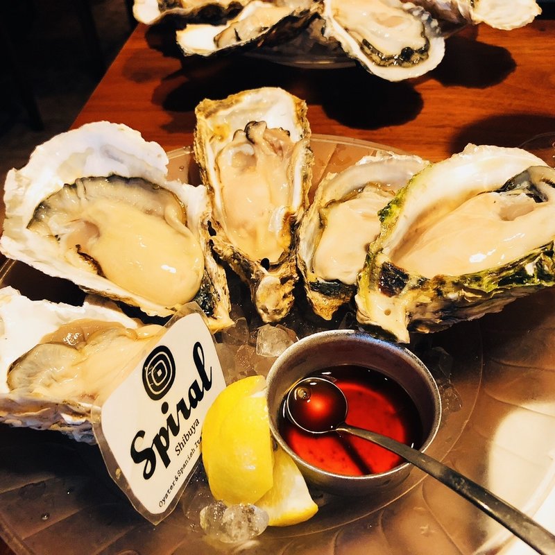 牡蠣の前菜5種食べ比べ(スパイラル （Spiral）)