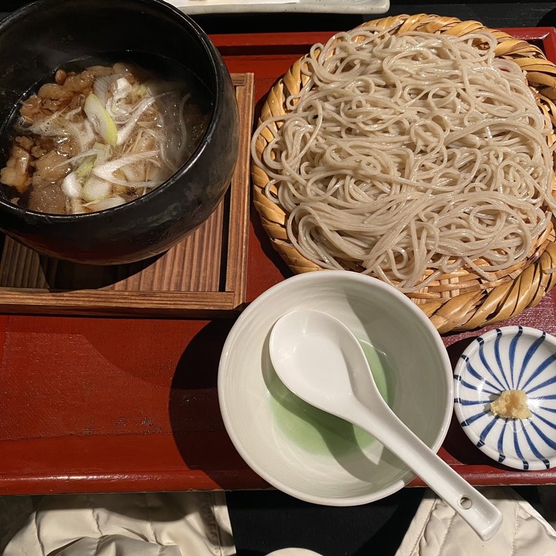 牛すじつけ蕎麦(蕎麦屋 山都)