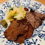 牛たん2種盛り定食(たん之助 ヨドバシAkiba店)