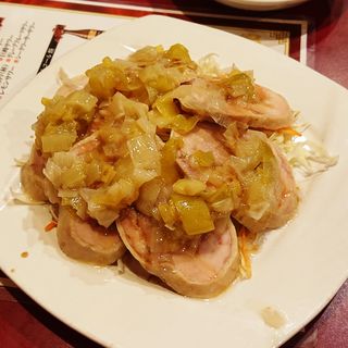 蒸し鶏(龍盛菜館 京急川崎駅前店)