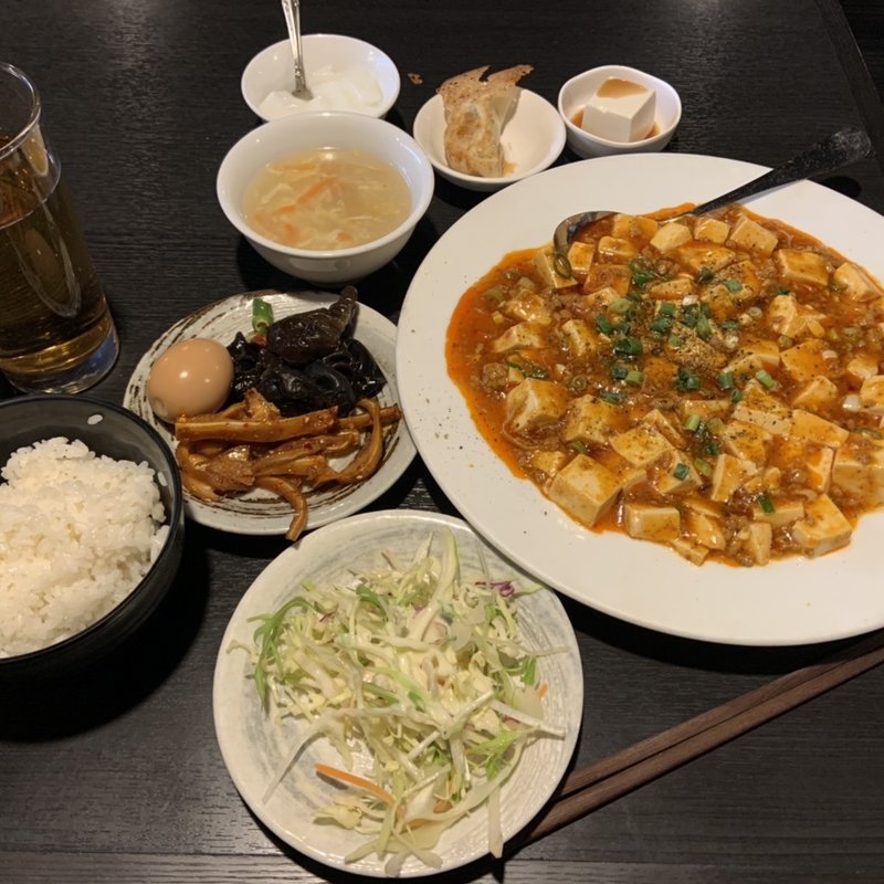 定番麻婆ランチ D 麻婆豆腐(座・麻婆唐府)