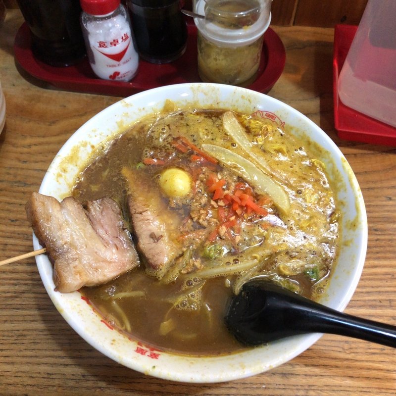 カレーらーめん(食事処 味しん)