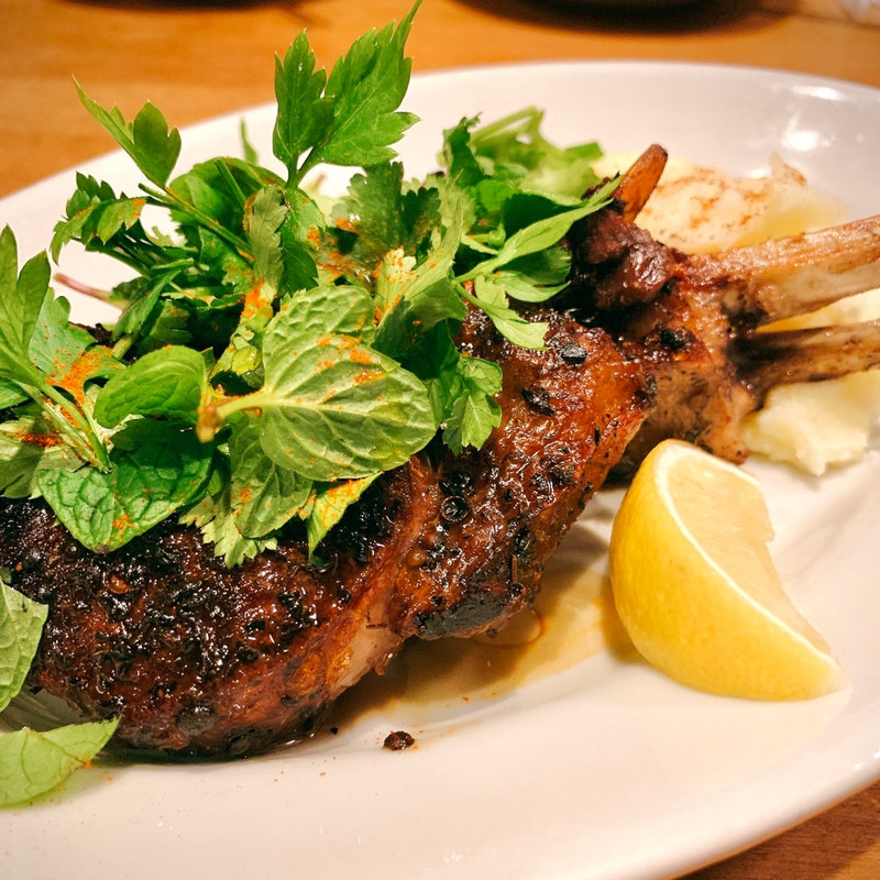 ラムチョップのスパイスグリル(think食堂 （シンクショクドウ）)