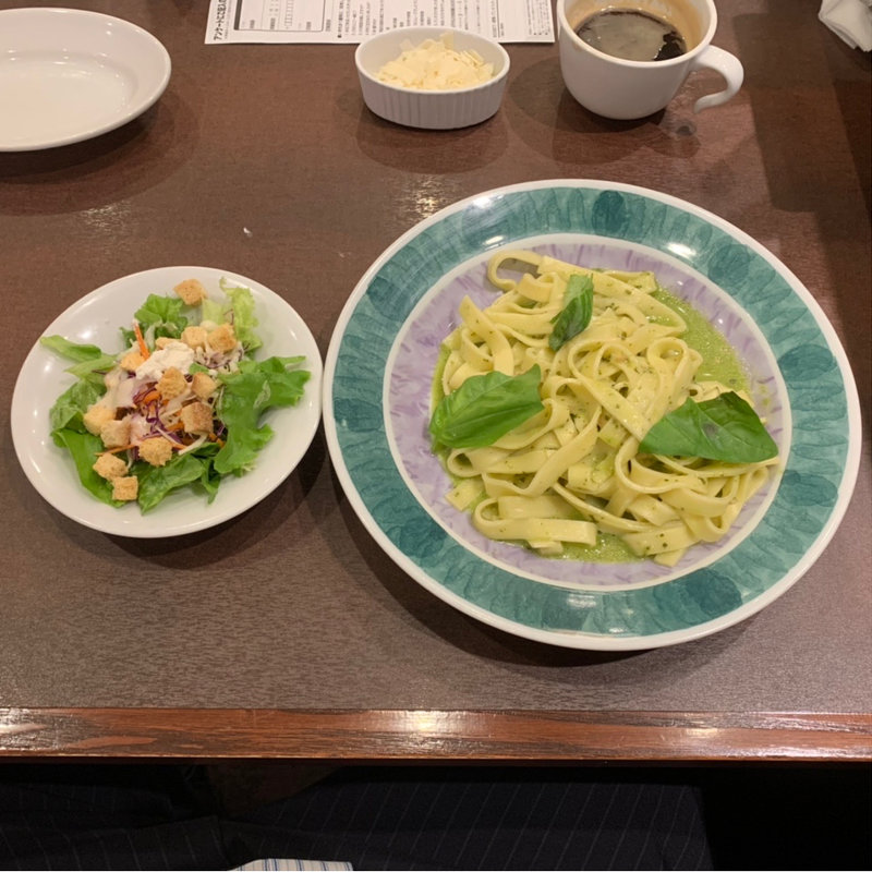 ランチセット　ジェノベーゼ(鎌倉パスタ 仙台マーブルロード店)