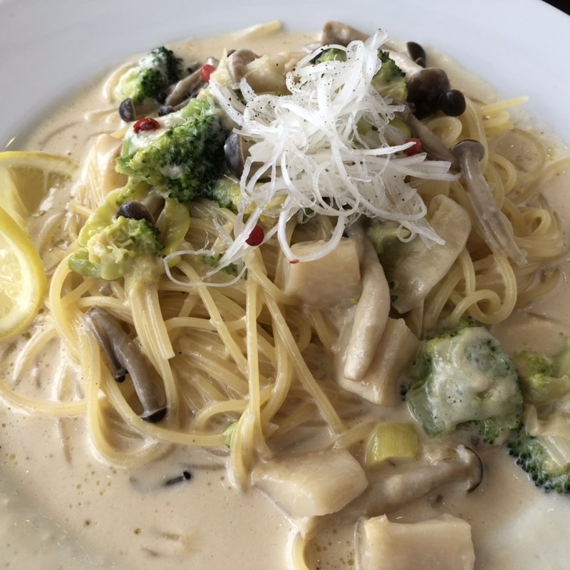 ホタテのクリームパスタ(モーニング 安積店 )