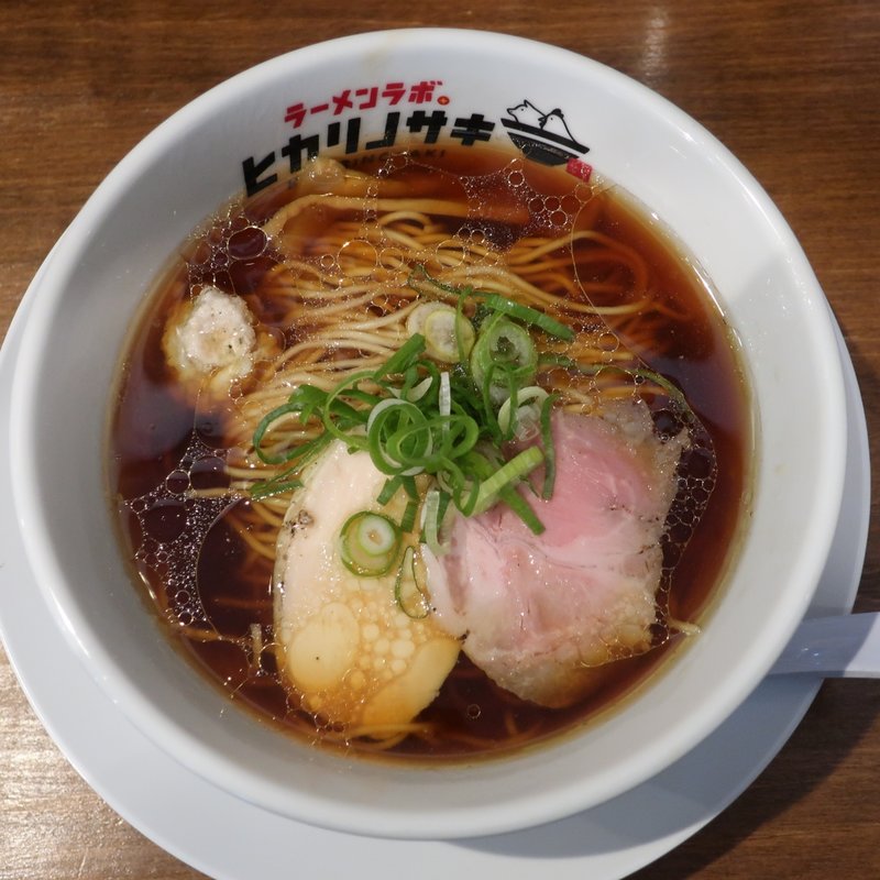 鶏醤油ラーメン(ラーメンラボ。ヒカリノサキ)