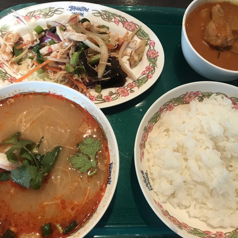 カレーセット(ゲウチャイ 江東橋店)