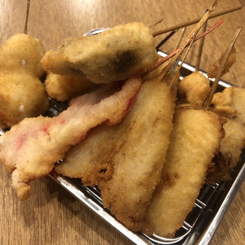 海鮮5本セット(串かつ でんがな 大阪駅前第3ビル店)