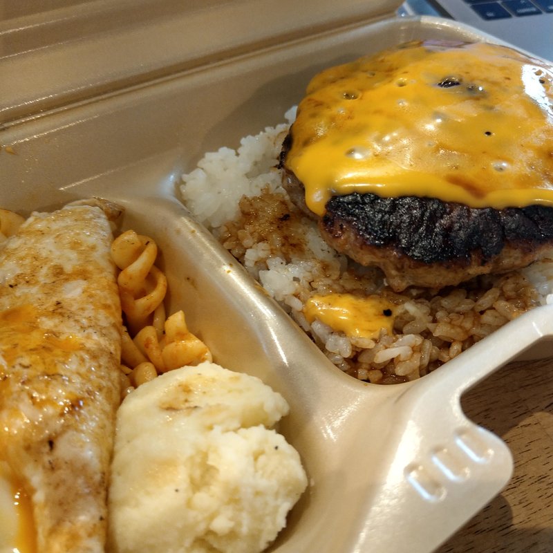 チーズハンバーグボックス(肉と米ハジメ　秋葉原店)