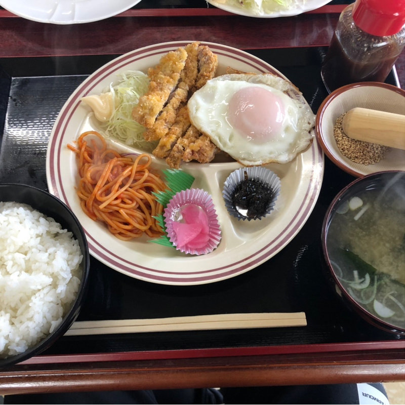 かつ定食(ソーダ食堂 )