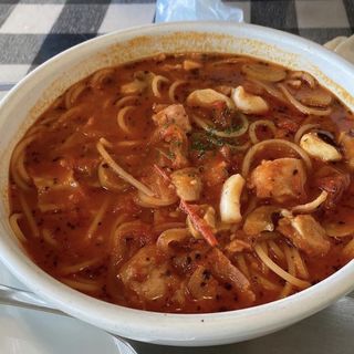 真夜中のスパゲティ(イルキャンティビーチェ)